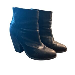 Rag and Bone leather Ankle Boots